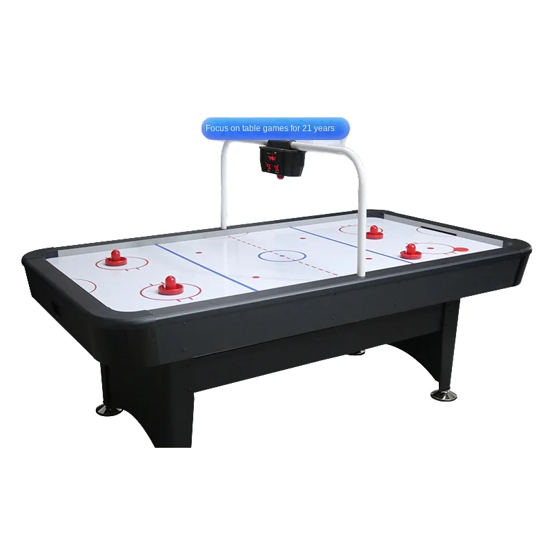 Cross-Border Double Battle Standard Table Electronic Automatic Scoring Air Ice Hockey Game MDF Material