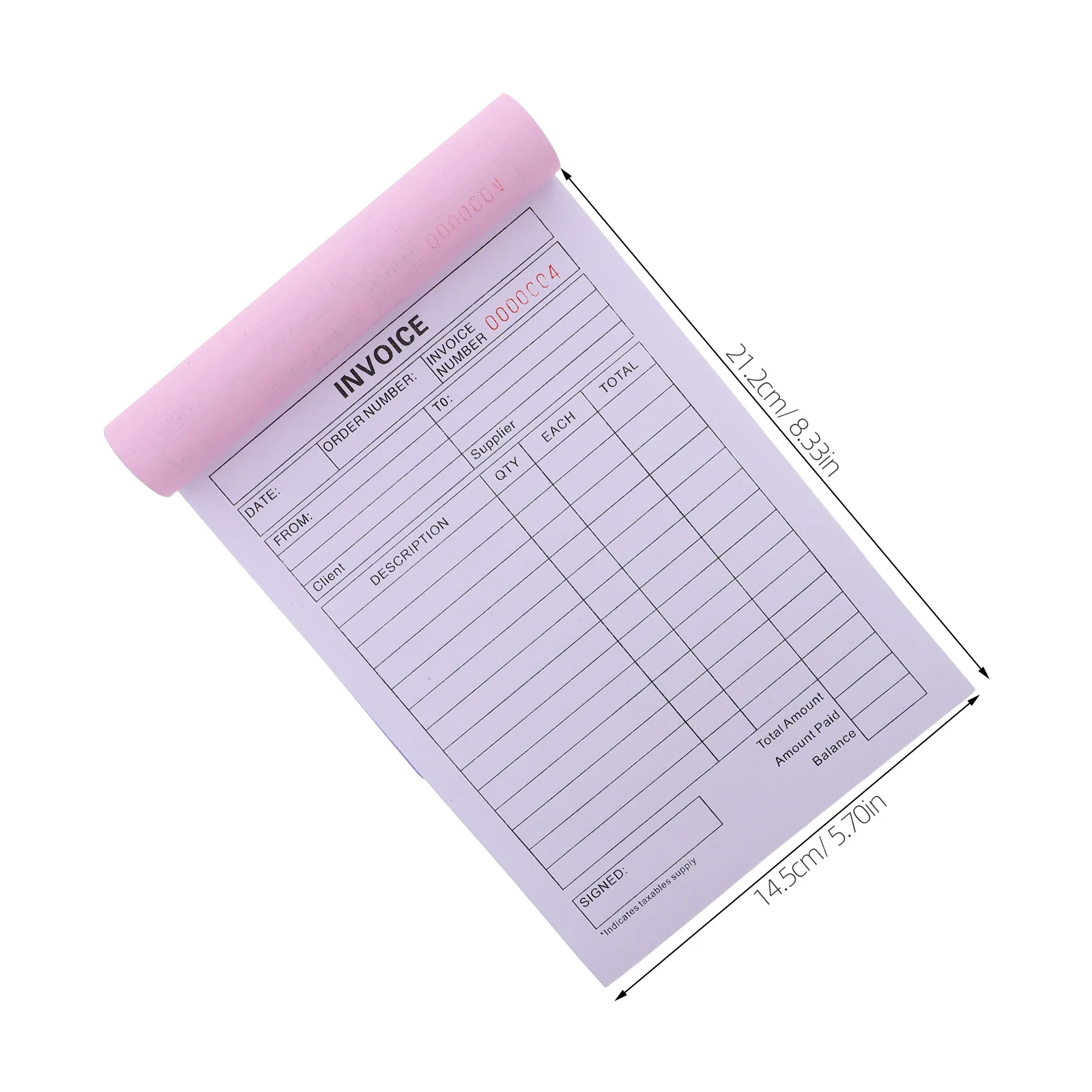 2-Pcs Delivery Note Pad 2 جزء نسخة كتاب الفاتورة للشركات الصغيرة طلب تتبع كتاب الإيصالات للأعمال #6