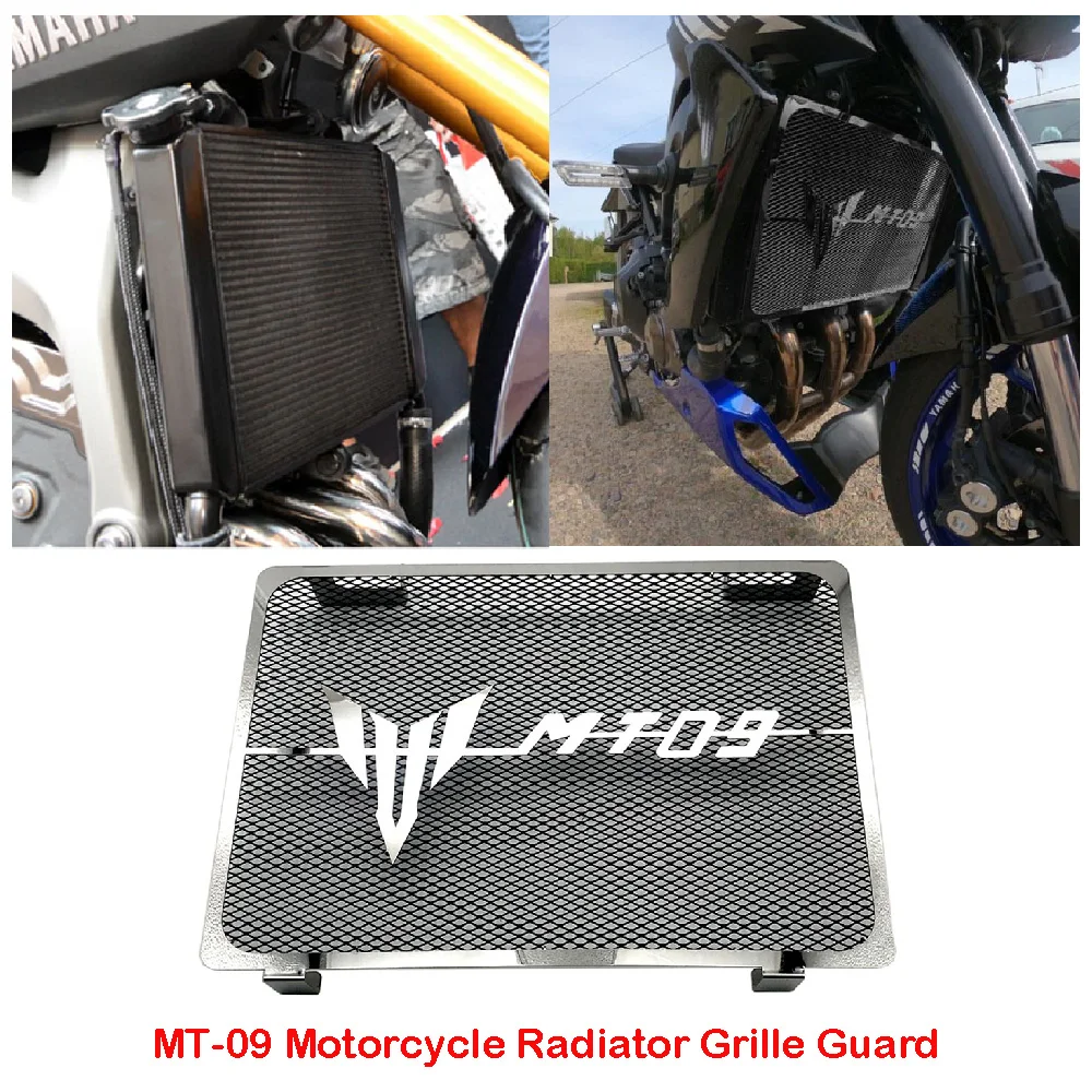 

Подходит для Yamaha MT 09 MT-09 SP Tracer 900 GT XSR900 2013-2020 MT09, решетка радиатора мотоцикла с логотипом, защитная крышка кулера