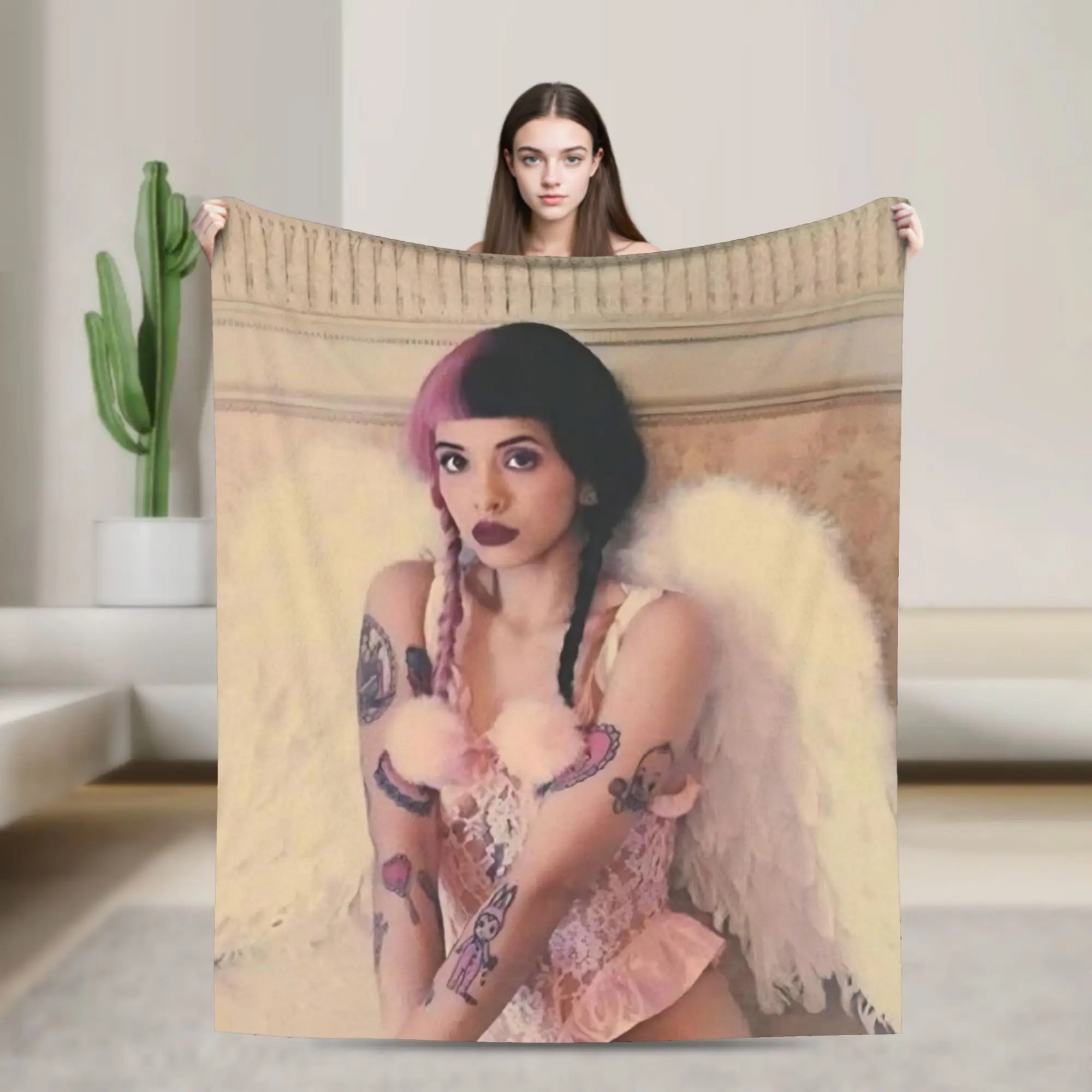 Melanies Martinezs Singer Fuzzy Blanket Crybaby Hades Awesome Throw Blanket for Home Hotel Sofa  200x150cm Bedspreads