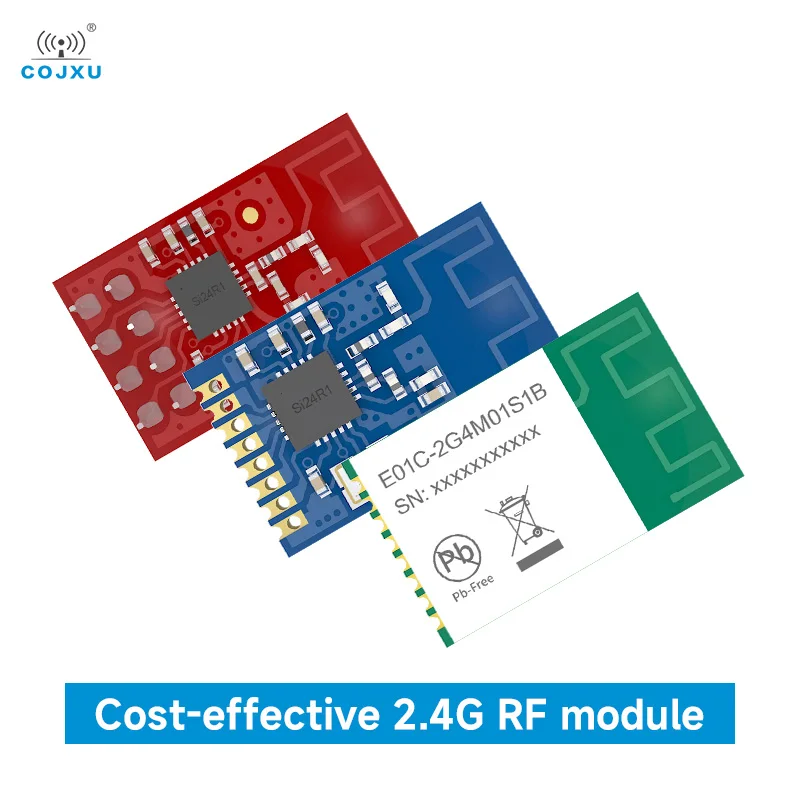 Si24R1 2.4GHz RF Module High Cost Effective PCB Antenna Distance 200m SPI Wireless Module SMD COJXU E01C-ML01S E01C-ML01D