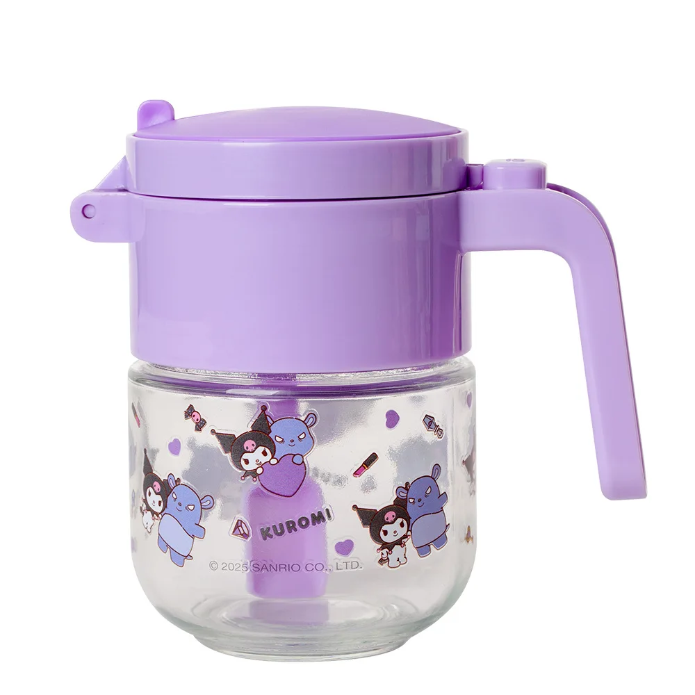 Kawaii Hello Kitty My Melody Kuromi การ์ตูนแก้วเครื่องปรุงรส Jar อะนิเมะ Sanrio สาวหัวใจน่ารักในครัวเรือนเครื่องปรุงรสบรรจุขวด