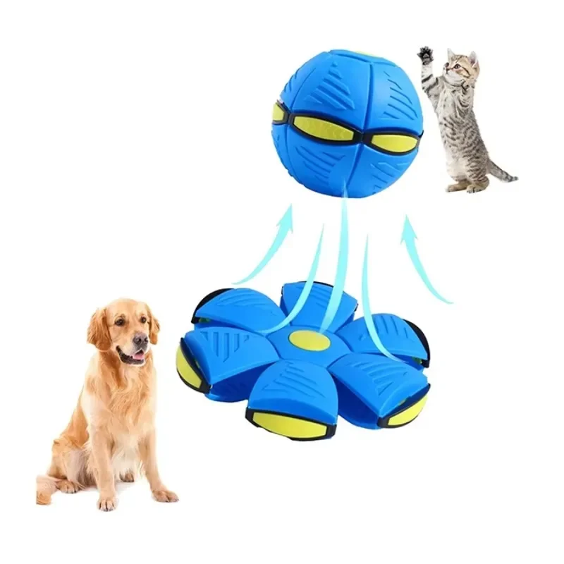 

New Pet Toy Flying Ball Interactive Flying Saucer Dog Toy Portable Pet Toy Flying Saucer Ball