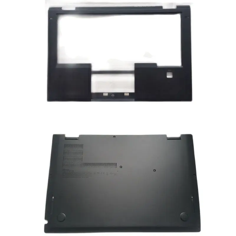 

New case For Lenovo FOR Thinkpad X1 Yoga Keyboard Bezel Palmrest Cover SB30K59264 00JT86 with Fingerprint Hole upper/bottom case