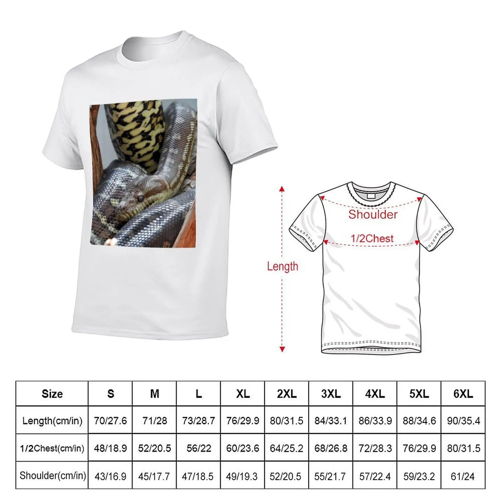 Centralian Carpet Python T-Shirt gifts for boyfriend vintage t shirts clothing for men