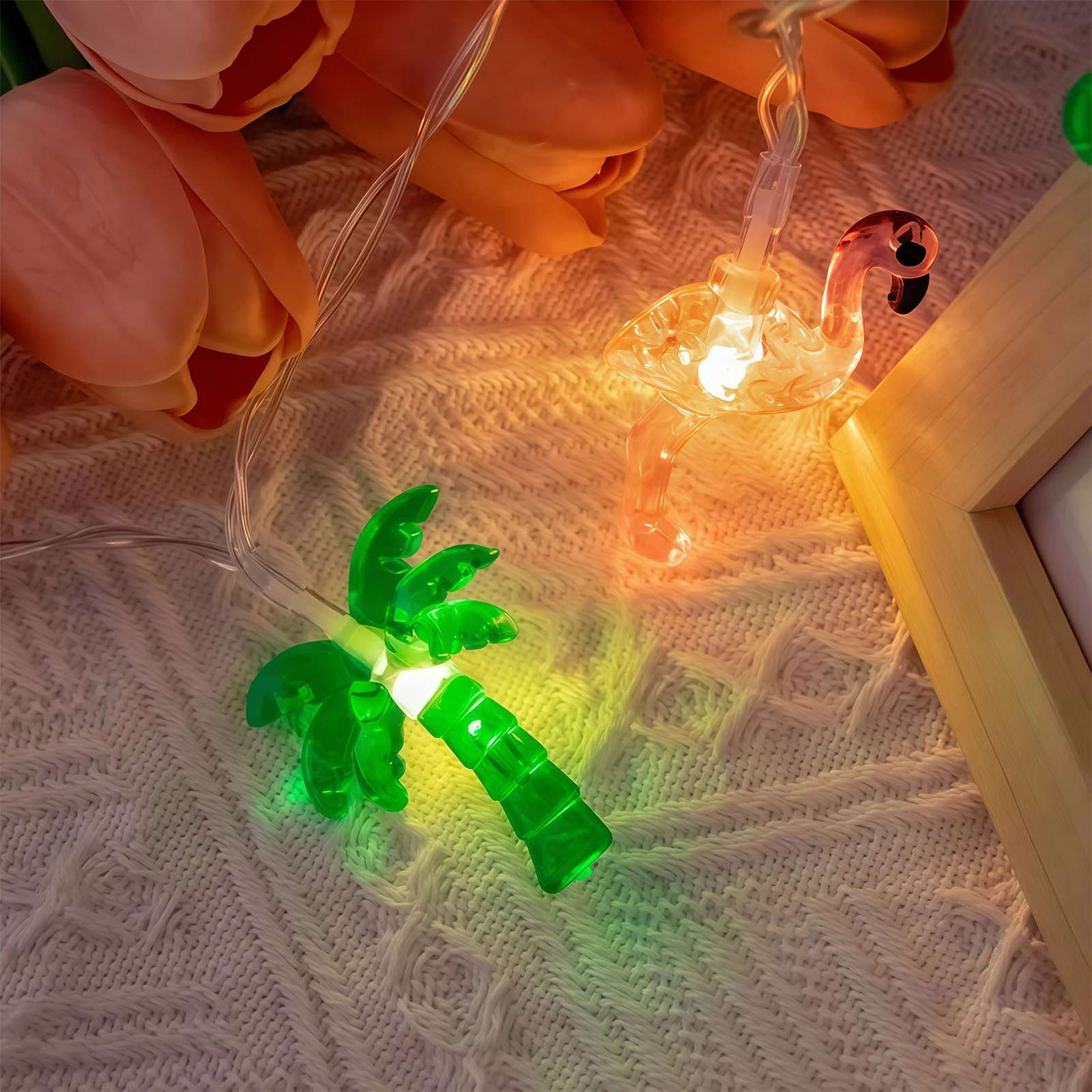 LED 요정 줄 조명 – 어린이 방, 캠핑 텐트 및 휴일 파티를 위한 다채로운 깜박이는 장식(10피트 방수)