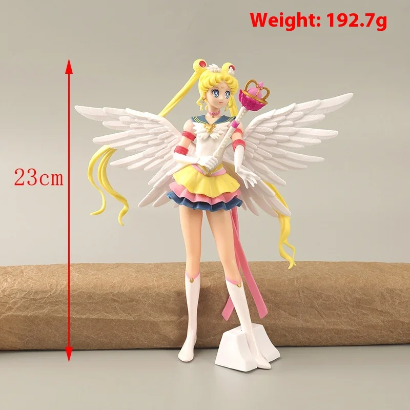 Cartoon Sailor Moon Tsukino Usagi Anime Figure Kawaii Action Figurine Princess Serenity Model Collection Desktop Ornaments Pvc