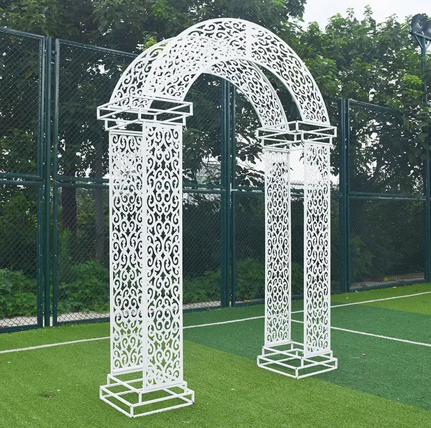 Wedding props, carved arch, flower gate, iron gate, wedding site layout, European style outdoor wedding happiness gate