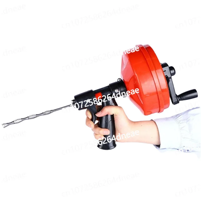 

Toilet Sewer Blockage Hand Tool Hand-Operated Pipe Dredger Drains Dredge Manual Drain Cleaner Device Kitchen