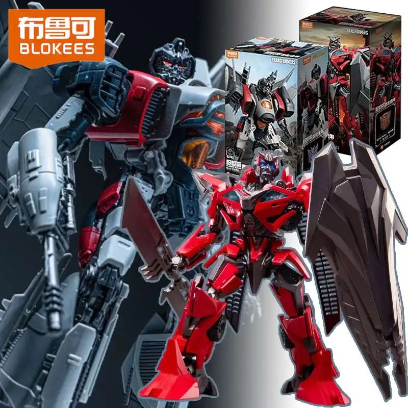 

Blokees Transformers Classic Class Dark Of The Moon Megatron Bumblebee Assembled Movable Action Figures Model Toys Gift For Kids