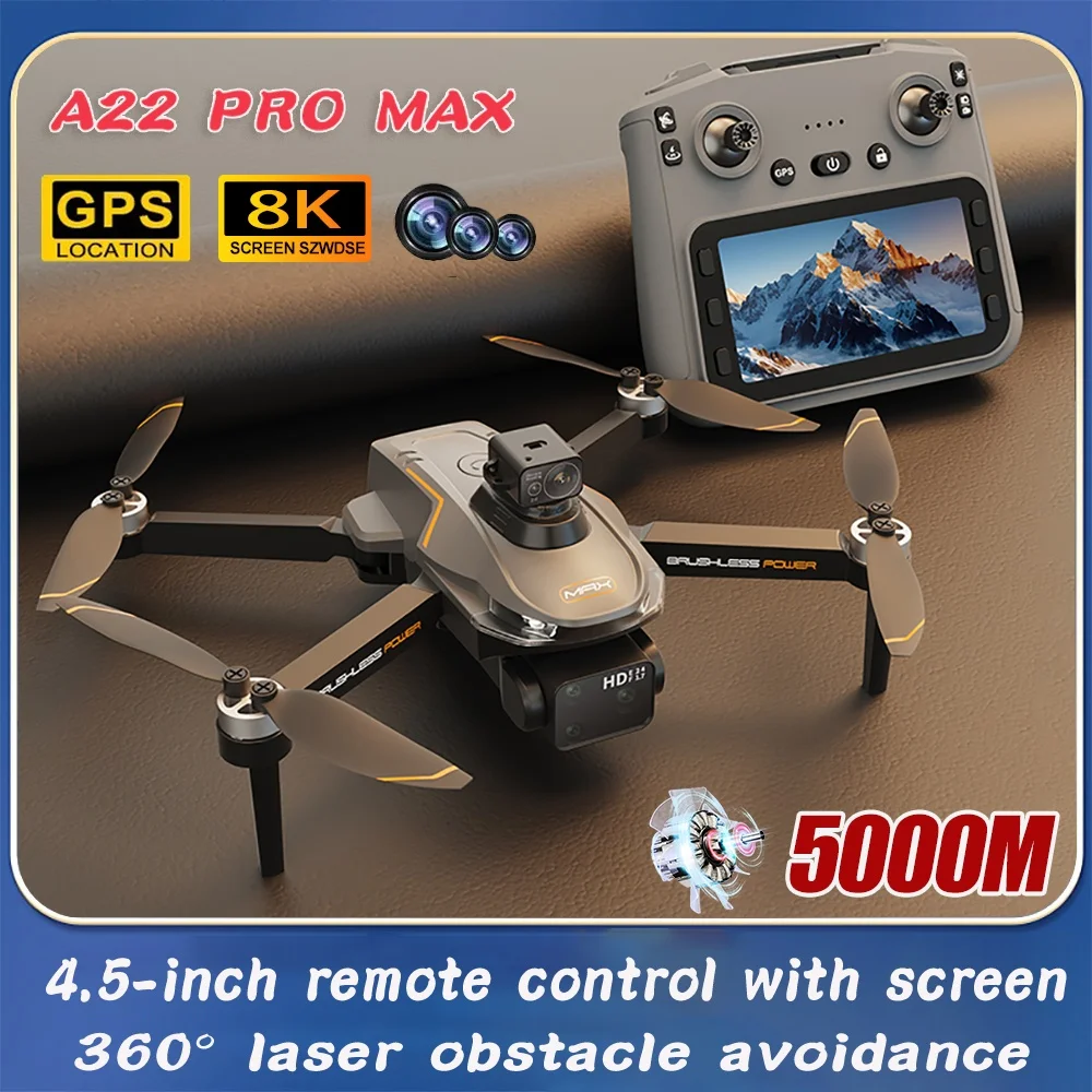 A22 Max Gps Drone 8… - image