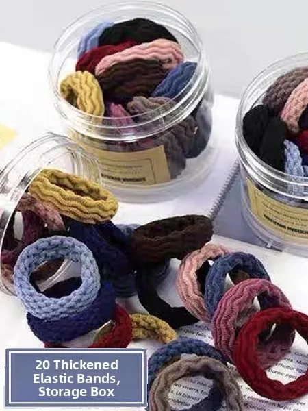 

Высокоэластичные резинки для волос для женщин, прочные простые веревки для волос без S для крепления хвоста