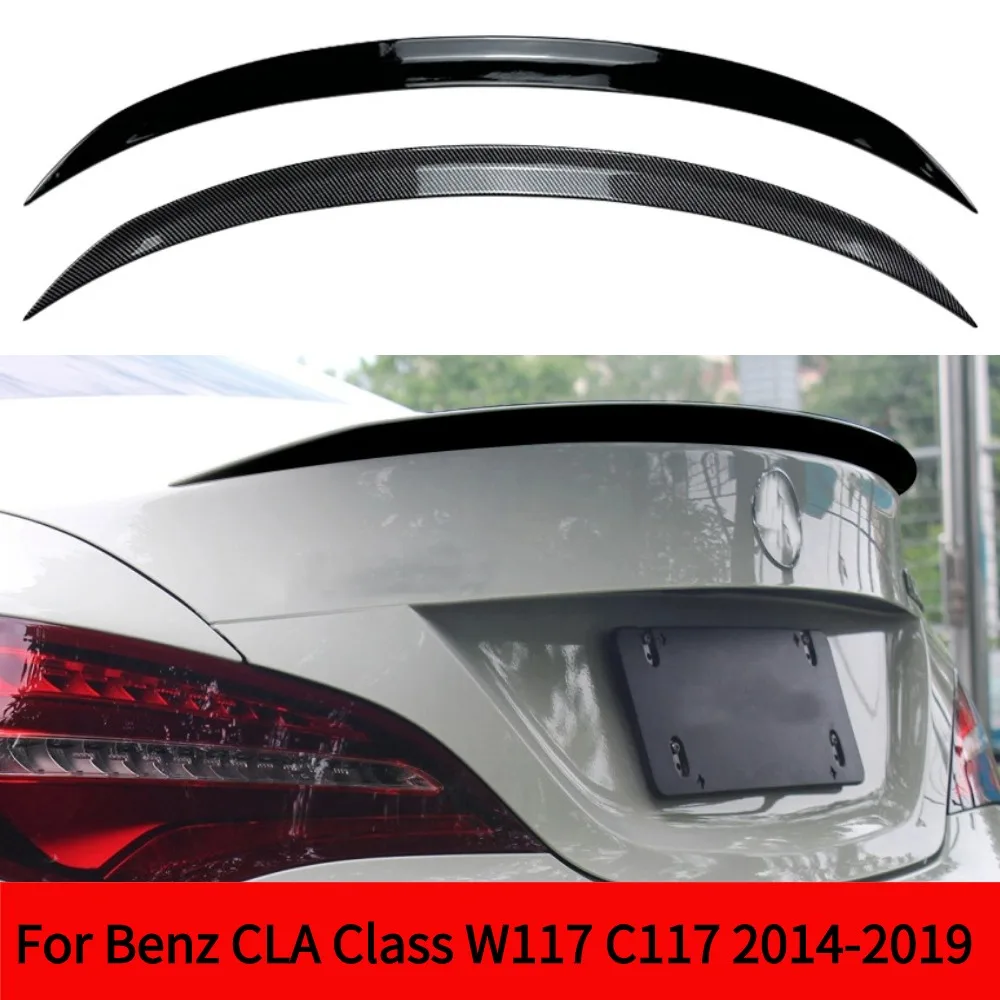 For Mercedes Benz CLA Class W117 C117 2014-2019  CLA180/220 CLA250/260 CLA200 CLA45 AMG Sedan 4-Door Rear Trunk Spoiler Wing Tun