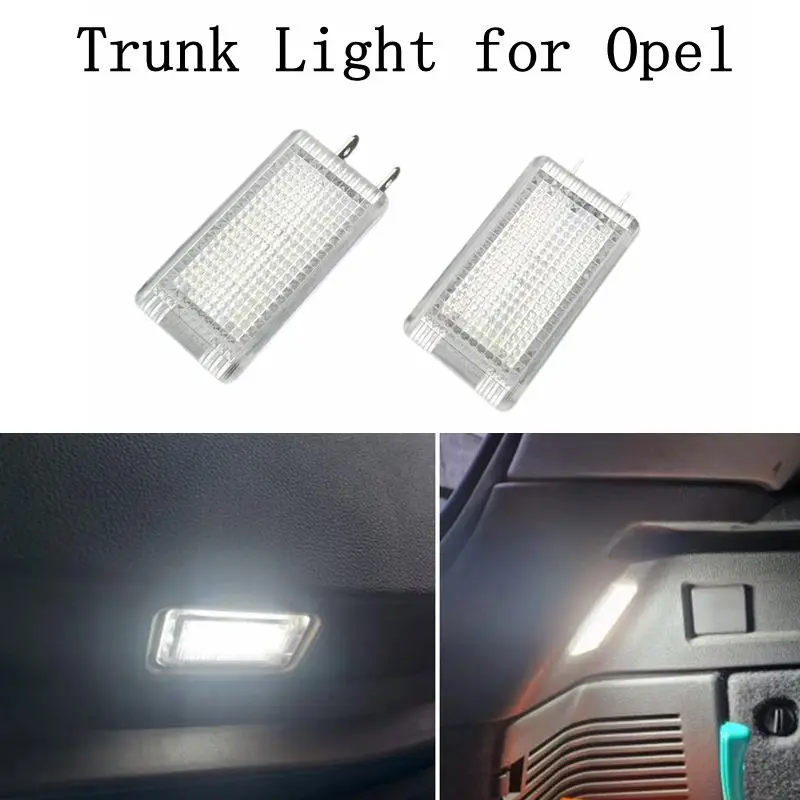 For Opel Astra Agila Insignia Omega Vectra Zafira LED Trunk Glove Box Boot Interior Light White Car Lamp Replacement Accessories