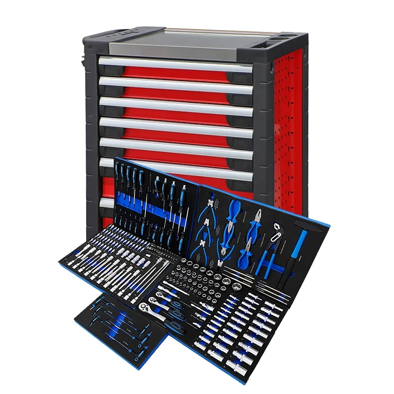 775mm 7 Drawer Large Capacity Steel Heavy Duty Professional Tool Chest Cabinet OEM