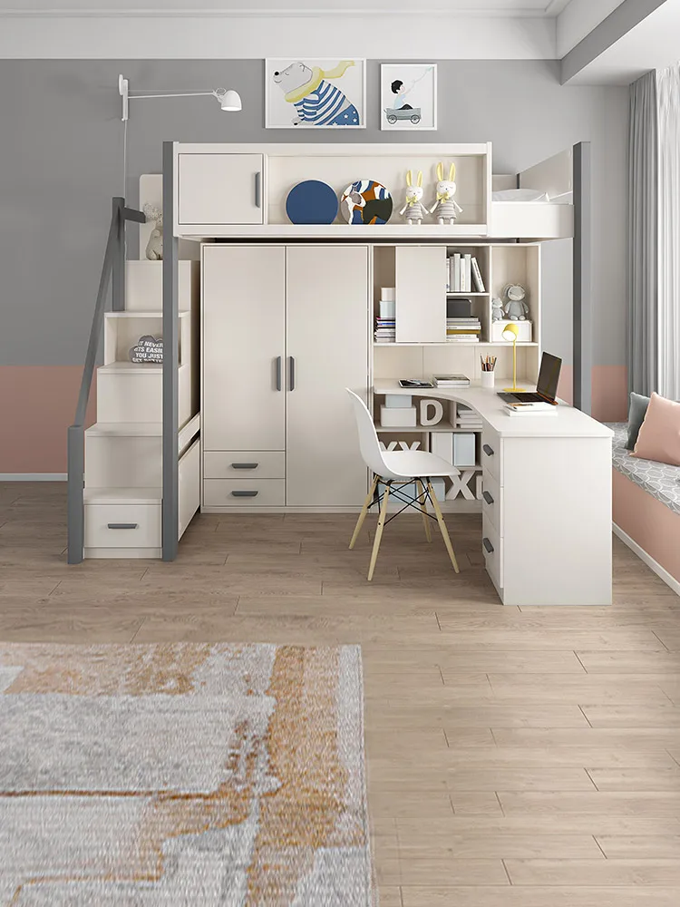 

On the bed and off the table, household adults and children combination bed, one bunk, double bunk Internet celebrity high and l