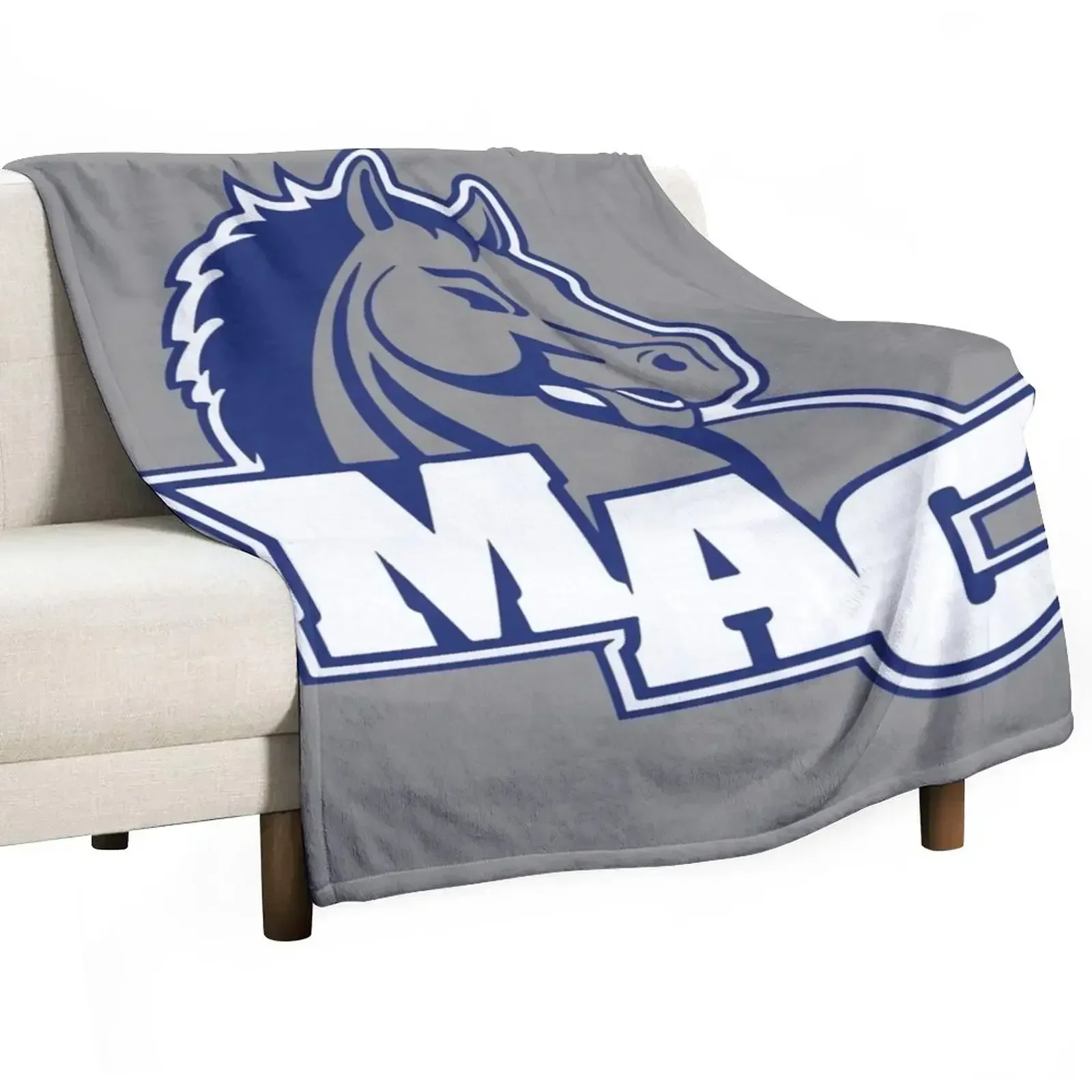 The Mount Aloysius Mounties Throw Blanket Sofas halloween Comforter Flannel Flannels Multi-Purpose Blankets