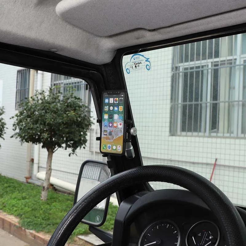 2Pcs ABS For Land Rover Defender 90 110 2004-2018 Car A-pillar handle mobile phone stand car interior modification accessories