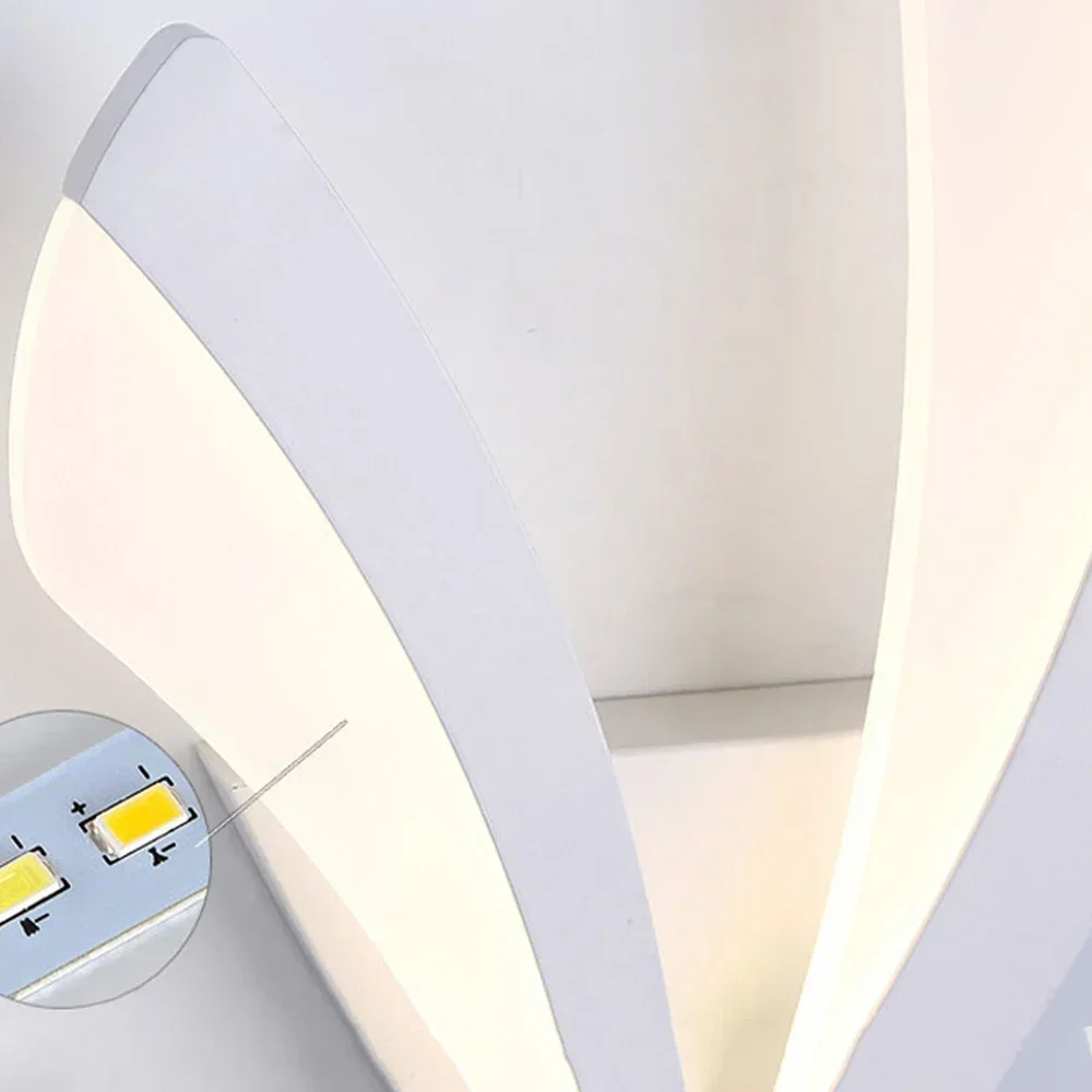 アクリル製ウォールランプ-ledモダンウォールライト-寝室-浴室用-ムラーレ照明器具-ミラー-v字型照明器具