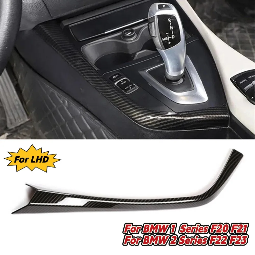 

For BMW 1 2 Series F20 F22 2012-19 Carbon Fiber Gear Shift Side Trim L Strip Interior Mouldings For BMW Car Accessories