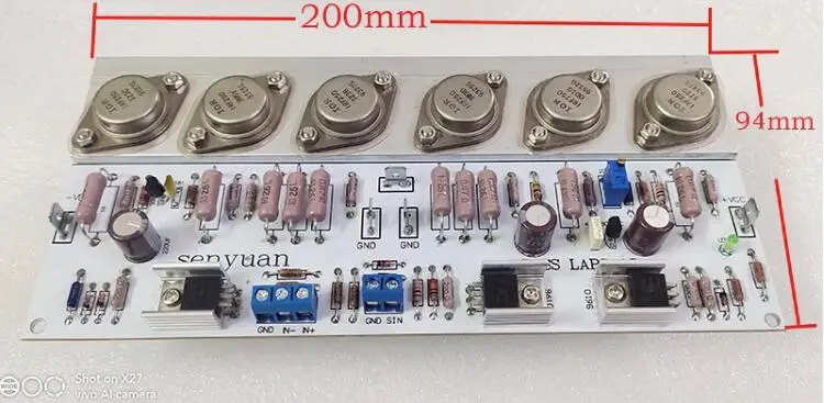 2023 NEW Refer PASS A5 Field-effect transistor. Class A power amplifier board 50W * 2  Frequency response: 1HZ --100K HZ