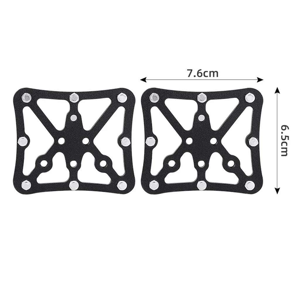 1 Pair Bicycle Pedal Platform Cleats Pedal Adapter Flat Pedal Quick Release Locking Plate For SPD For-Shimano Tankelos KEO