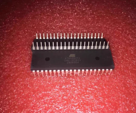1PCS AT89S8253-24PU DIP40 8-bit Microcontroller Flash Memory Microcontroller