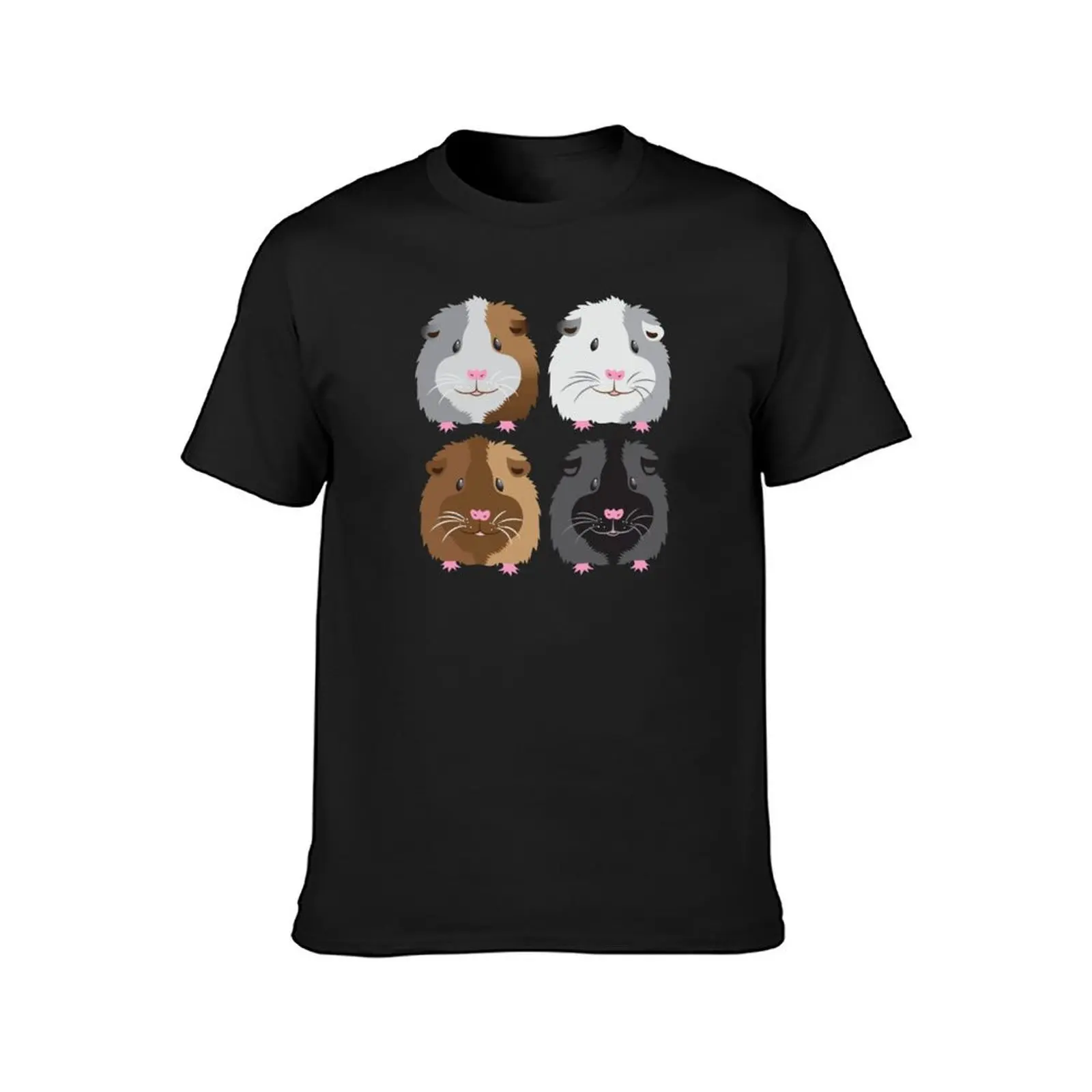 Four piggies (guinea pigs) T-Shirt sublime oversizeds cute tops aesthetic clothes mens clothing