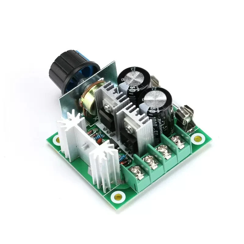 DC 12V 24V 30V 40V 13KHZ Auto PWM DC Motor Speed Regulator Governor Speed Controller Switch 10A 50V 1000uF