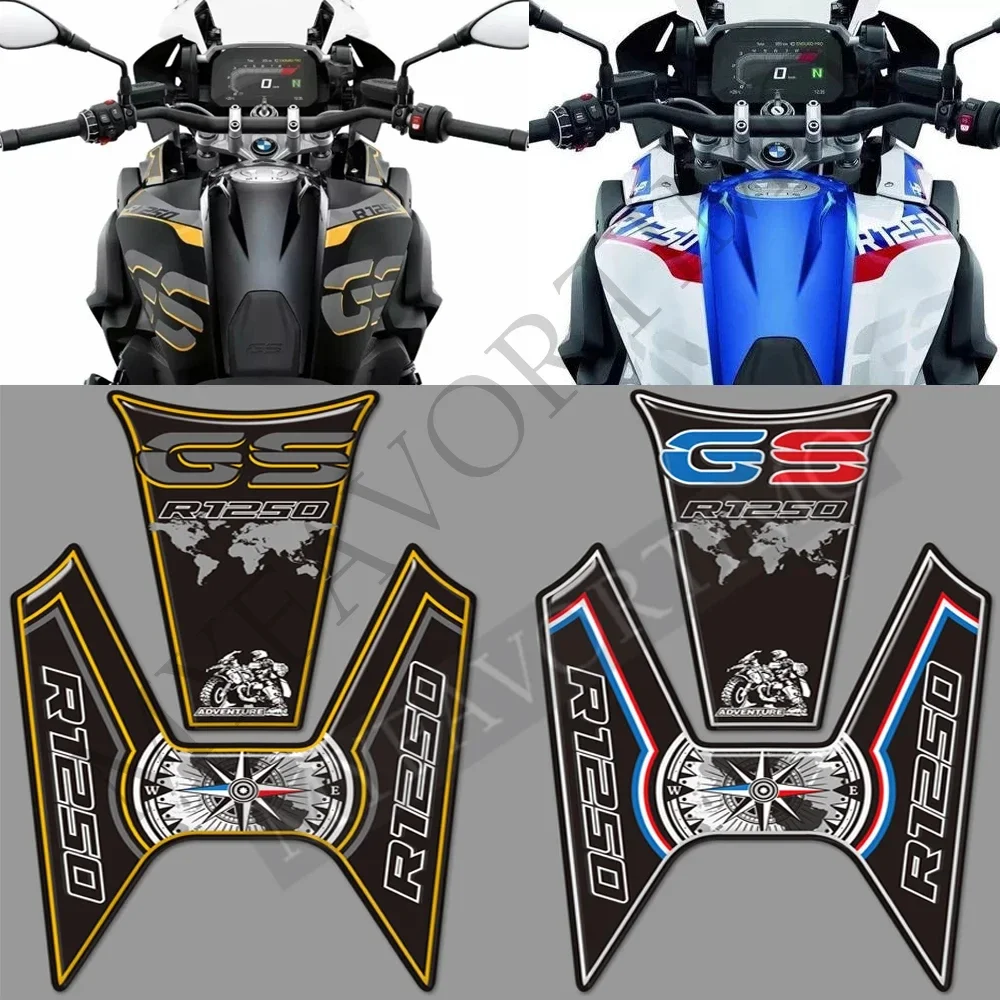 

For BMW R1250GS R1250 R 1250 GS GSA Motorcycle Stickers Tank Pad Fender Fairing Beak Luggage Aluminum Case ADV Adventure 2019