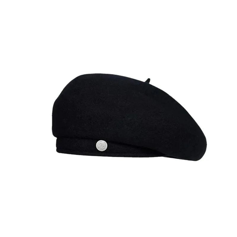 Autumn/Winter Wool Berets Artist French Painter Hat Elegant Warm Felt Cap Fashion Head Decorative Hat For Women Girls