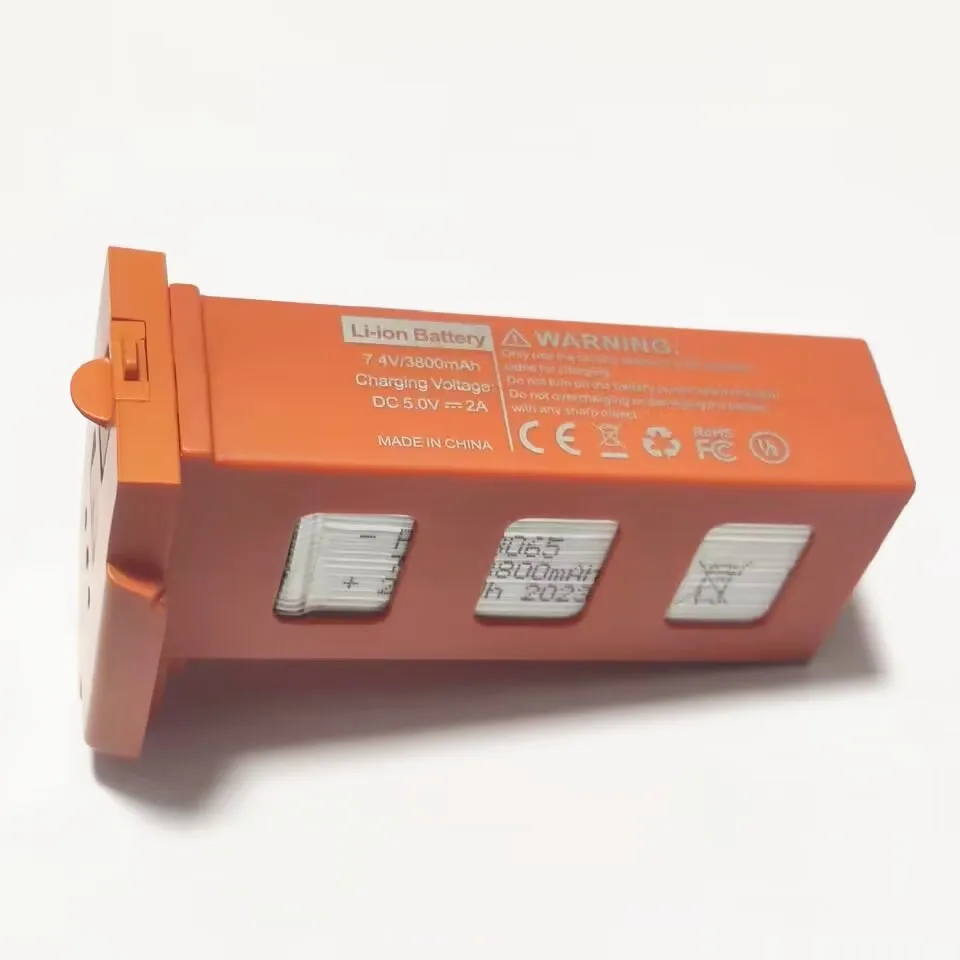 

Original Orange 7.4V 3800mAh Lithium Battery Replacement Spare Parts Batteries Accessories for RG106 Drone RG106Max