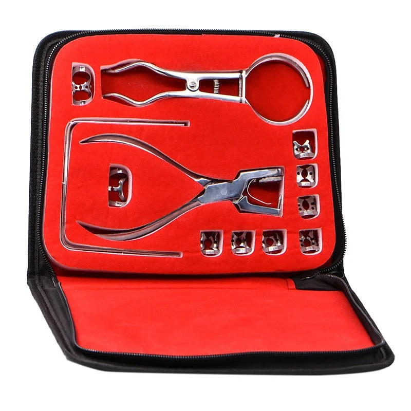 1 set Dental Dam Hole Puncher Pliers for Dentist Perforator Rubber Orthodontic Tools Dam Clip Dental Material