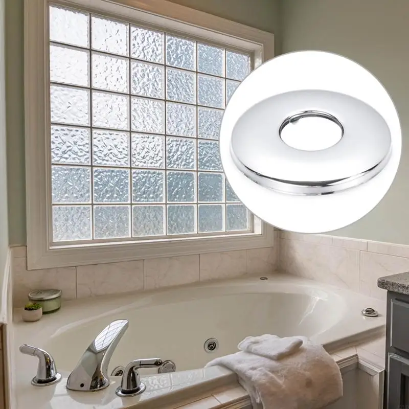 920L Stainless Steel Split Round Escutcheon Plate Wall Split Flange Water Pipe Faucet Decorative Cover Bathroom Accessories
