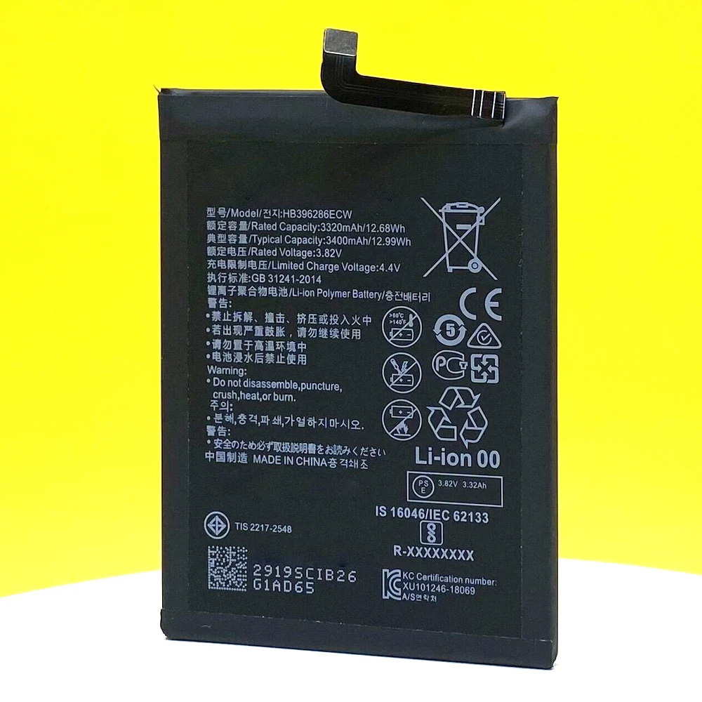 New HB396286ECW 3400mAh Battery For Huawei Honor 10 Lite Honor10Lite Pour /P Smart 2019 /20i /Enjoy 9S Phone With Free Tools