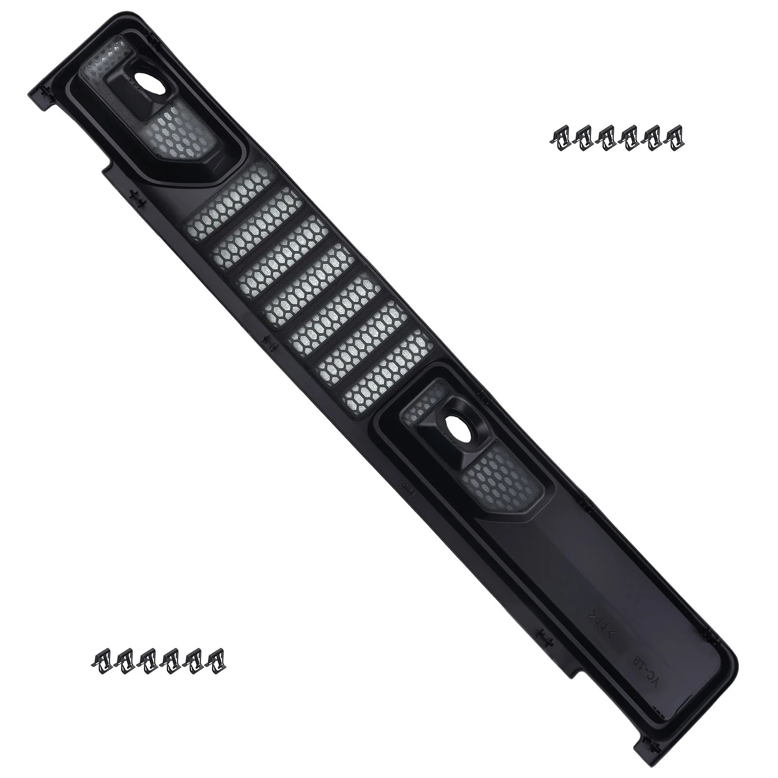Front Wiper Cowl for Jeep Wrangler 2018-2024 68307260AC 68307260AB Black ABS