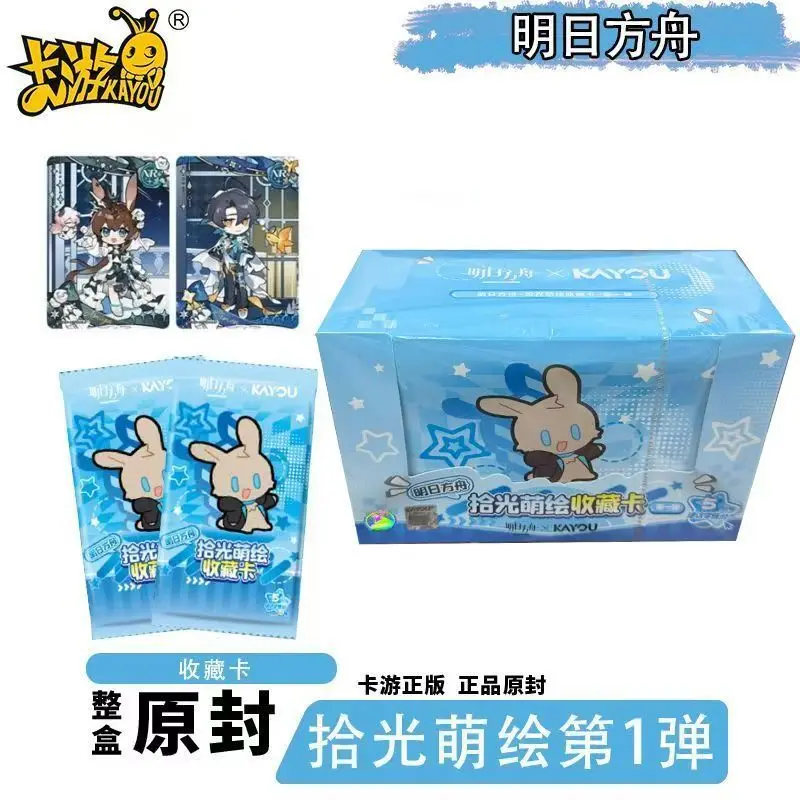 KAYOU Genuine Arknights Cards Series Pick Up The Light Cute Painting Vol.1 Anime Character Peripheral Collection Kids Toys Gifts