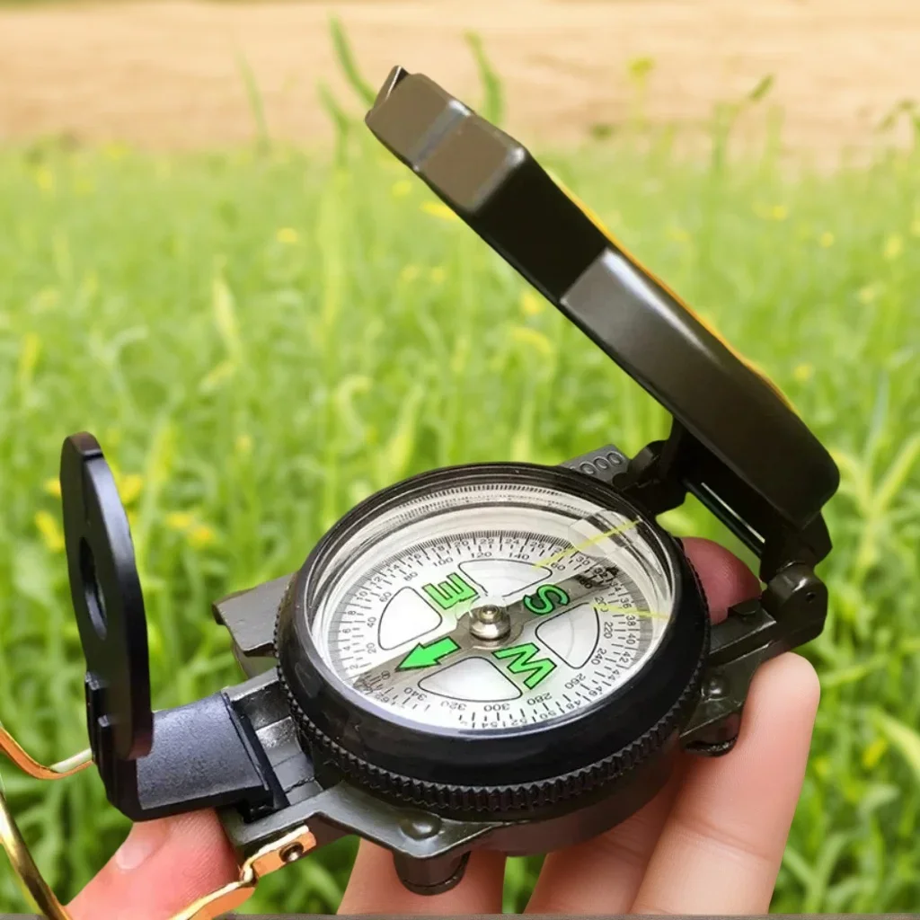 بوصلة مقاومة للماء عالية الدقة - بوصلة ذراع عسكرية احترافية للمشي لمسافات طويلة في الهواء الطلق