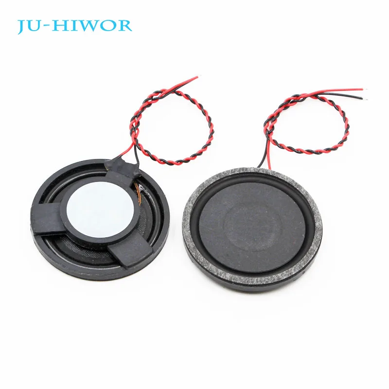 

10pcs 4R 3W 40MM Round Speaker Thickness 6.5MM Complex Film Bass Loudspeaker For High-end Toys E-book