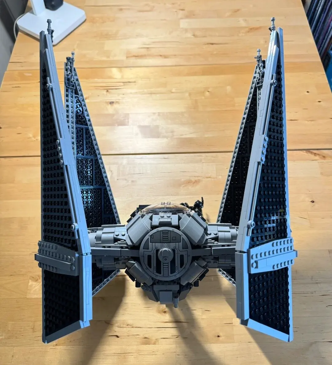 2024 New Spaceship TIE Interceptors Building Blocks Modified from Imperial Fighters Model 75382  DIY Assembly Bricks Toys Gifts