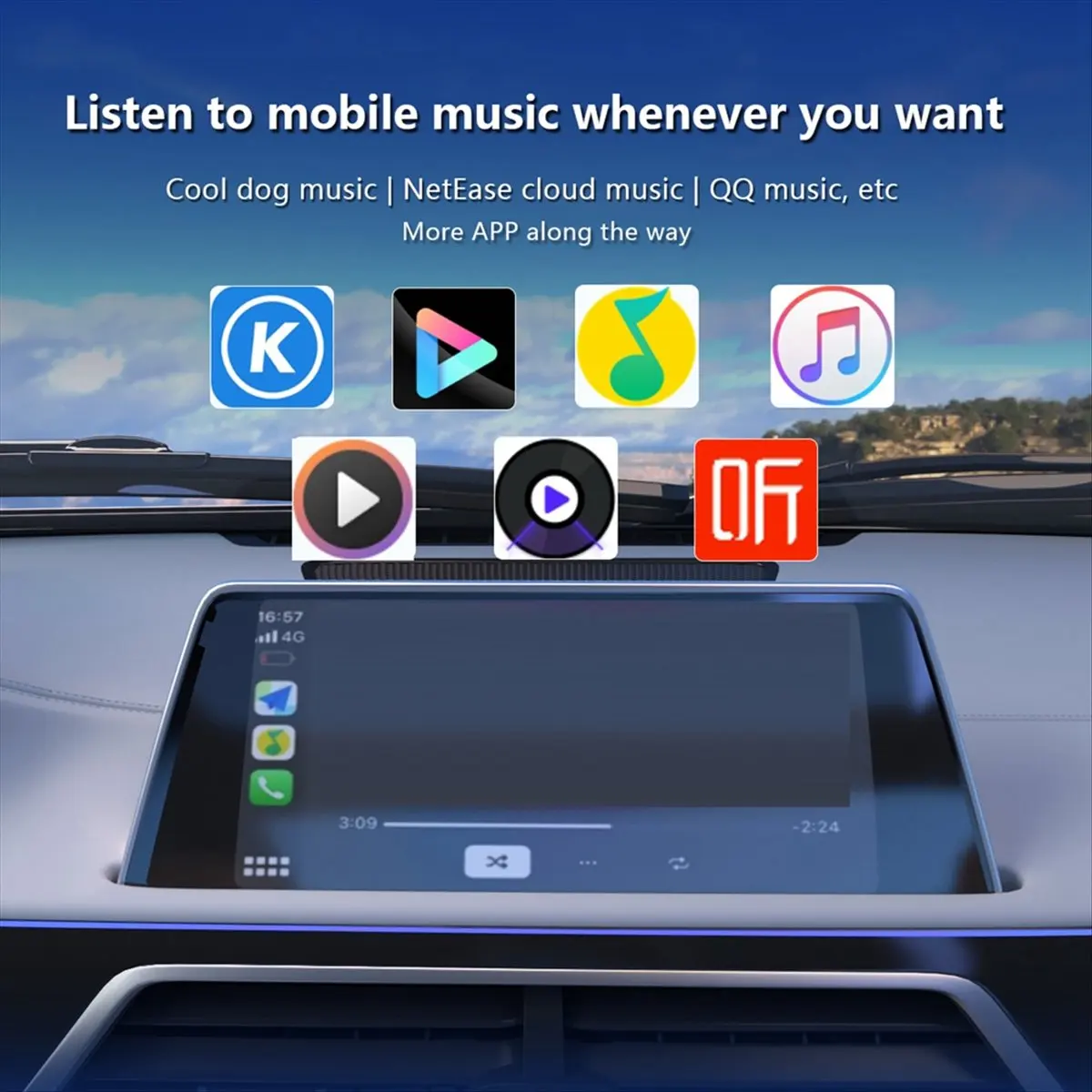 

(DT37) Wireless Carplay Adapter Android Auto Wired to Wireless CarPlay Adapter Smart Car Navigation Box Car AI Box