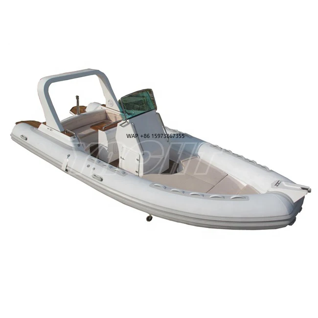 

6.8m Large Deluxe Ocean Orca Hypalon Fiberglass RIB Inflatable Fast Boat