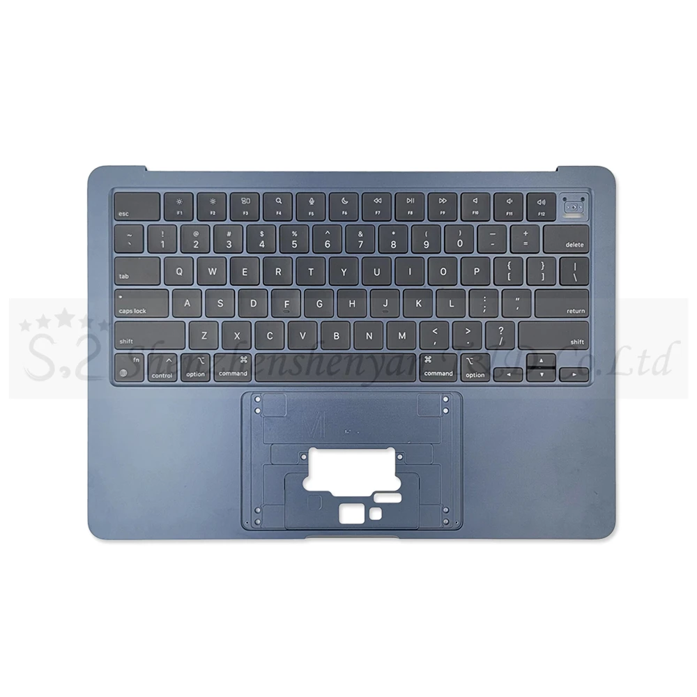 Imagem -02 - Retina m2 Top Case para Macbook Air A2681 Midnight Starlight Cinza Prata Ouro Azul Emc4074 136 2023 Novo 2023