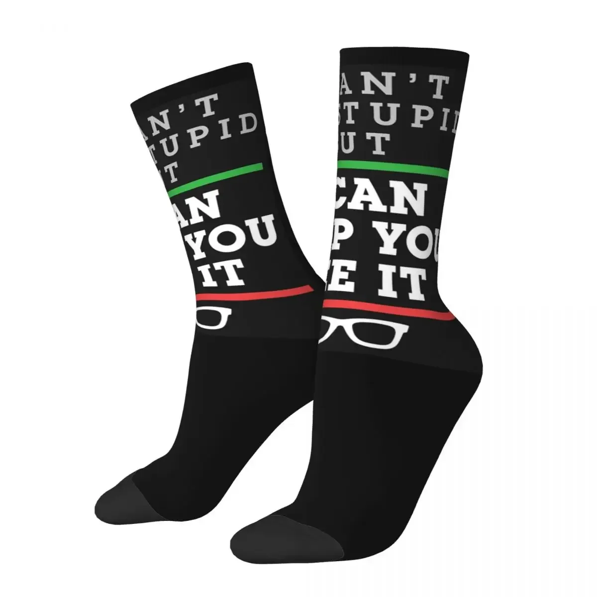 Optometrist Optometry Ophthalmology Funny Saying See Stupid Socks Super Soft Stockings All Season Long Socks Accessories