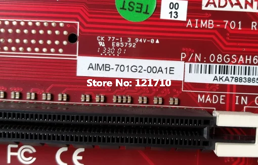 Industrial equipment board AIMB-701 REV.A1 AIMB-701G2-00A1E dual network port for advantech computer