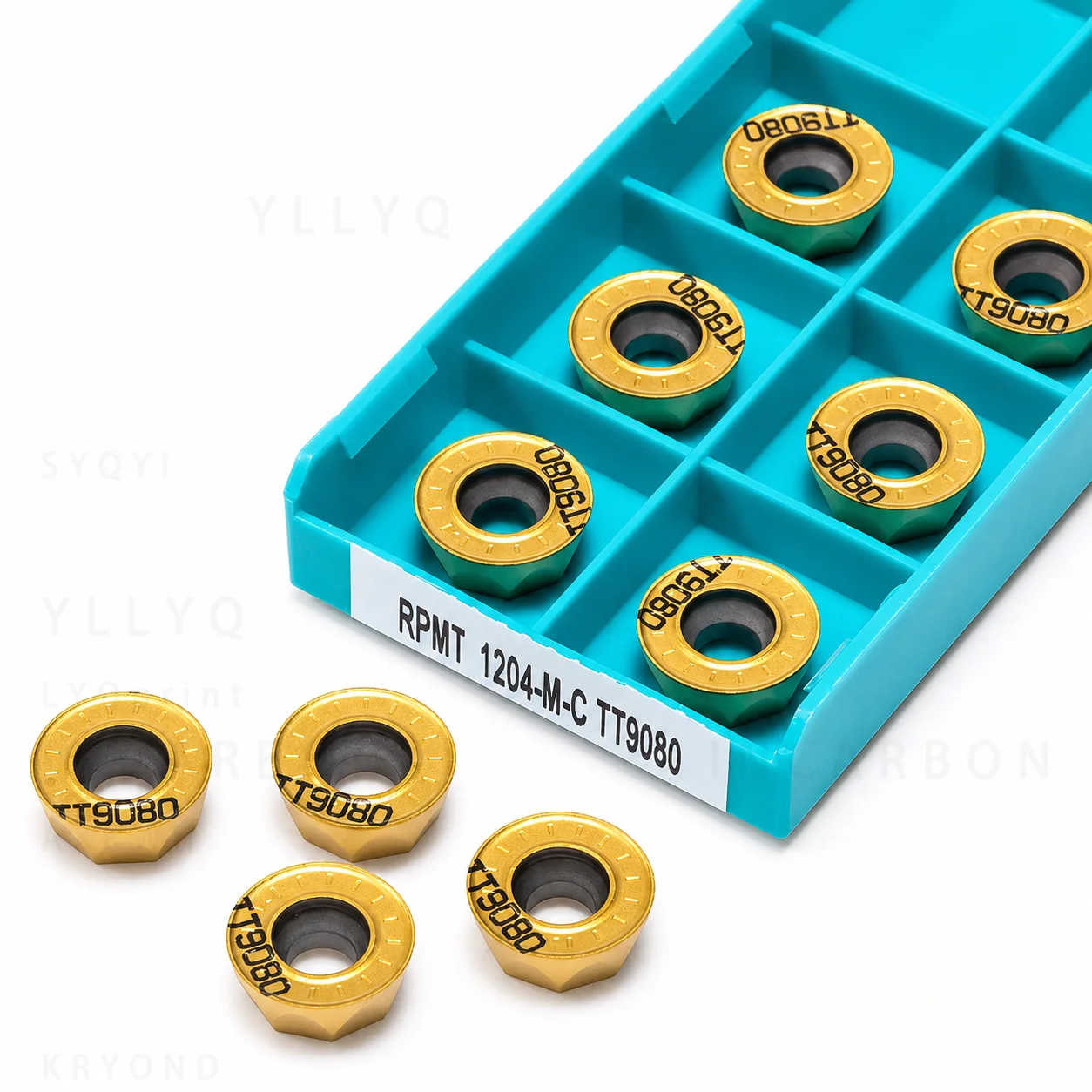 RXMX1003/RPMT1204/RPMW1003/APMT1135/APMT1604/BLMP0603 TT9080 Carbide Inserts for Aluminum CNC Milling Cutters 10PCS