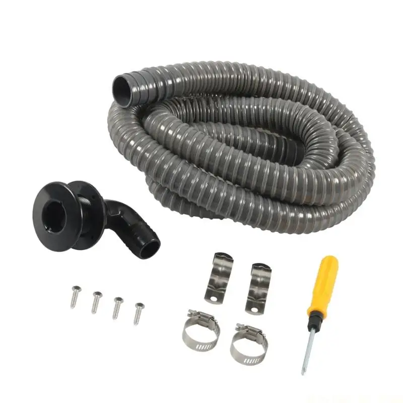 J0MA 1-1/8'' 90 Degree Thru Hull Fitting Thru Hull Connector For Repairing Accessory