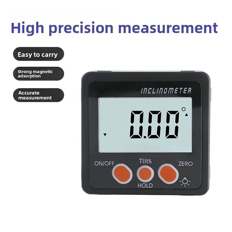 Digital display inclination box 4*90 degree digital display angle gauge inclinometer slope gauge protractor level