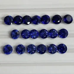 Natural Sapphire Round Cut VVS Loose Gemstone for Jewelry Making and Collection Fine Jewelry