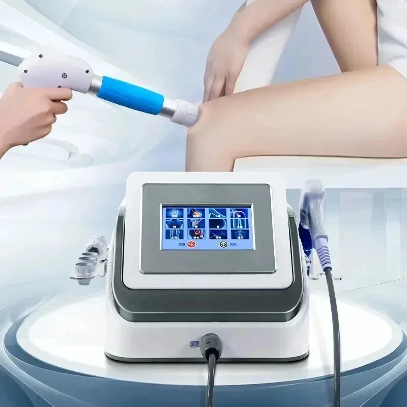 جهاز علاج موجات صدمات العضلات الهوائية 8 بار للرجال جهاز علاج طبيعي لتخفيف آلام الظهر